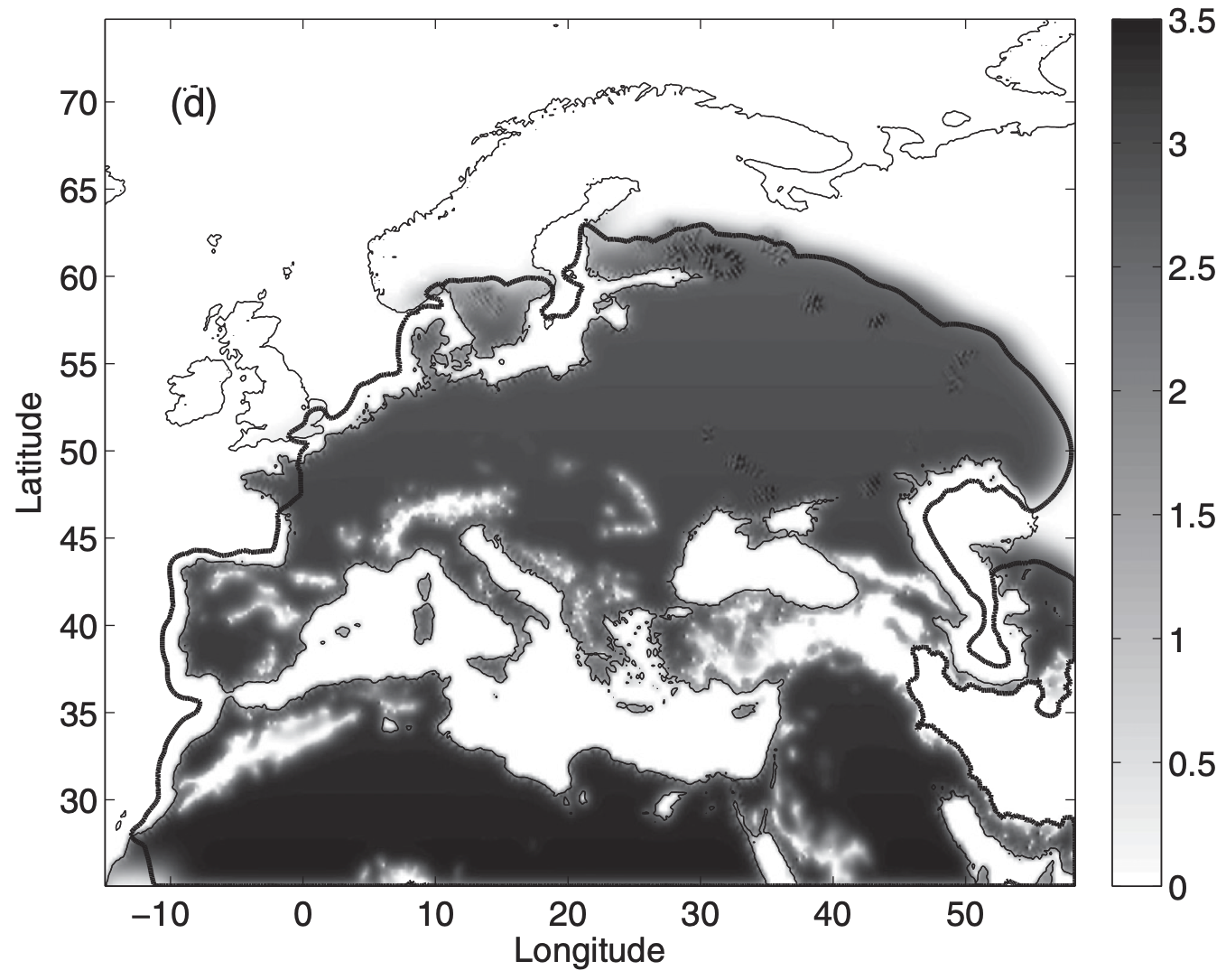 Map of the spread of Neolithic farming across Europe